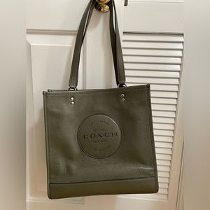Coach Tote Army Green